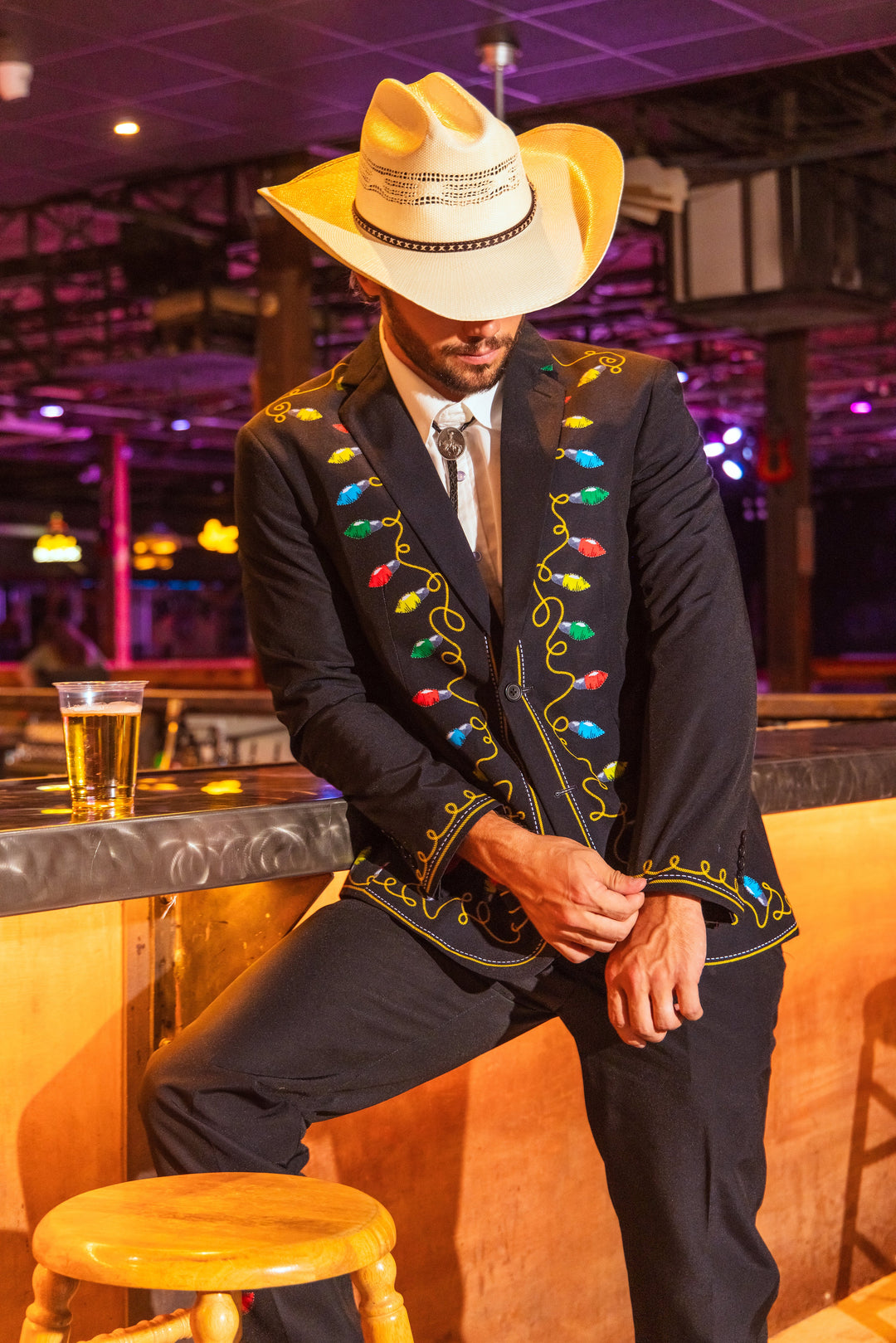 The Duke of December | Christmas Lights Ugly Christmas Suit