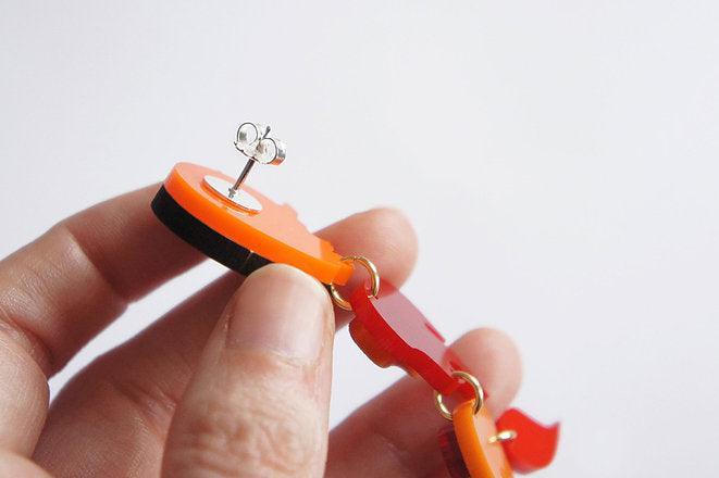 Fire Breather Earrings Halloween Earrings by Laliblue - Quirks!