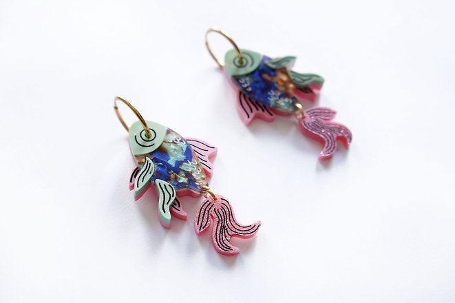 Fish Earrings by Laliblue - Quirks!