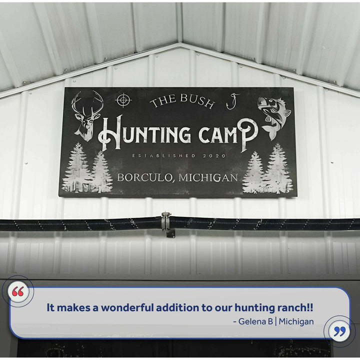 Fishing And Hunting Sign III