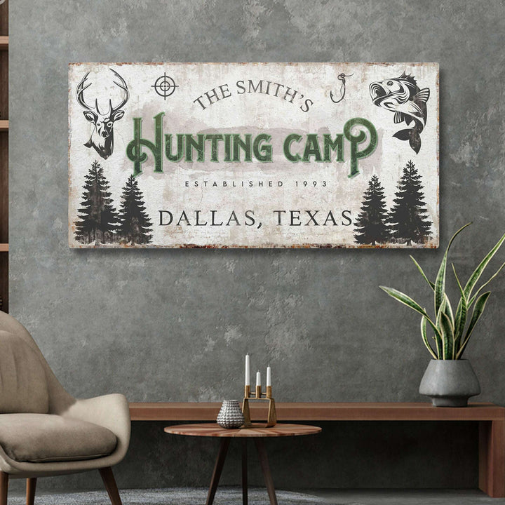 Fishing And Hunting Sign
