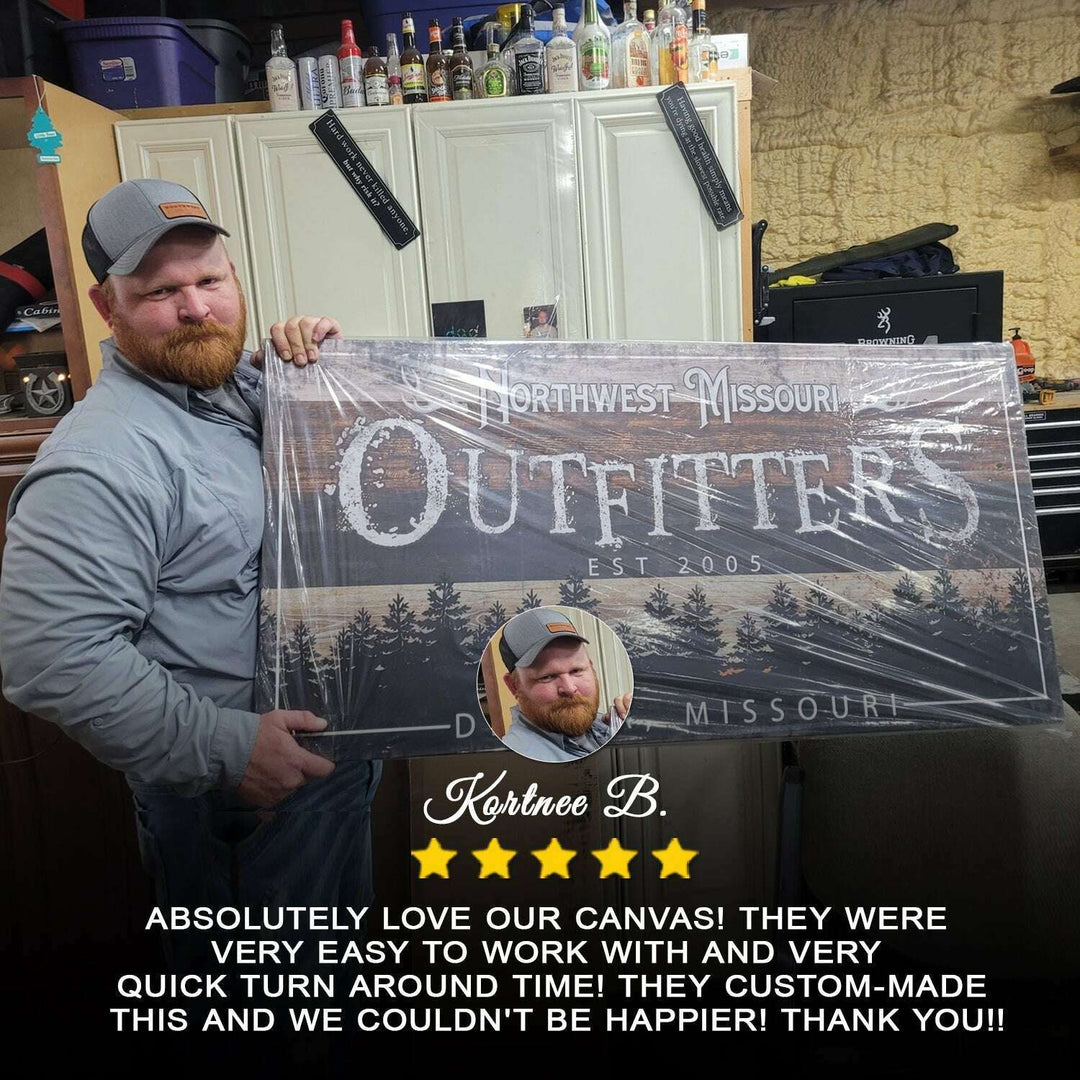 Fishing And Hunting Sign