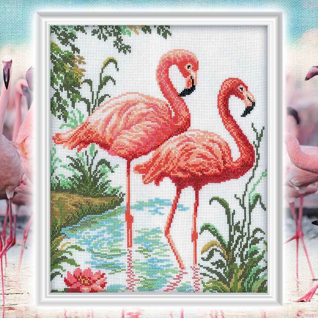 Flamingo M106 Counted Cross Stitch Kit