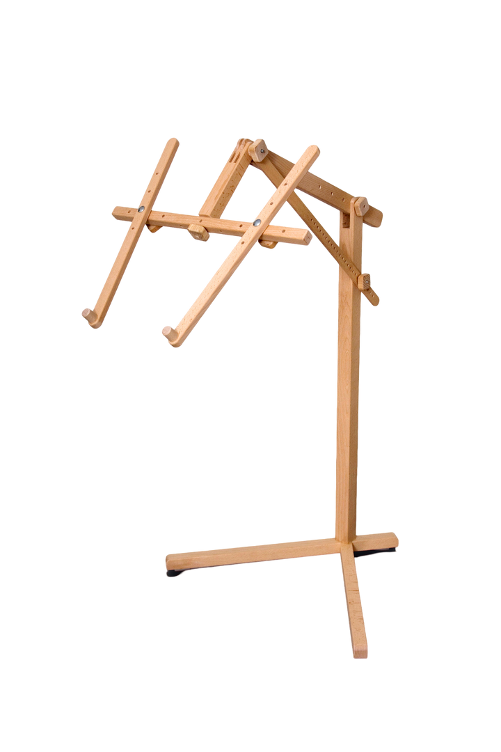 Wooden embroidery stand FLOOR-STANDING Flamingo without frame CSFL1