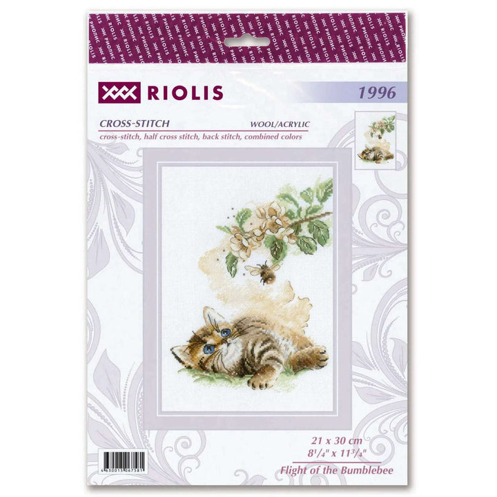 Flight of the Bumblebee R1996 Counted Cross Stitch Kit
