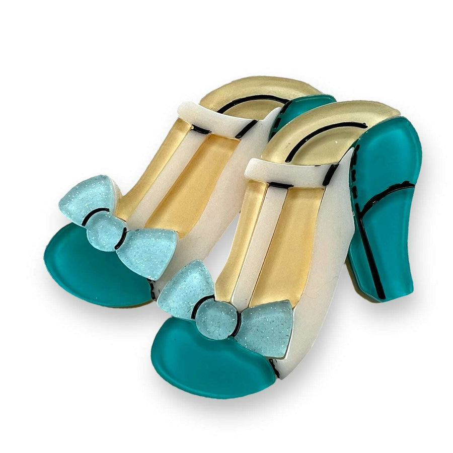 Flirty Footsteps Mini Brooch by Asia Ellington x Lipstick & Chrome – view 2