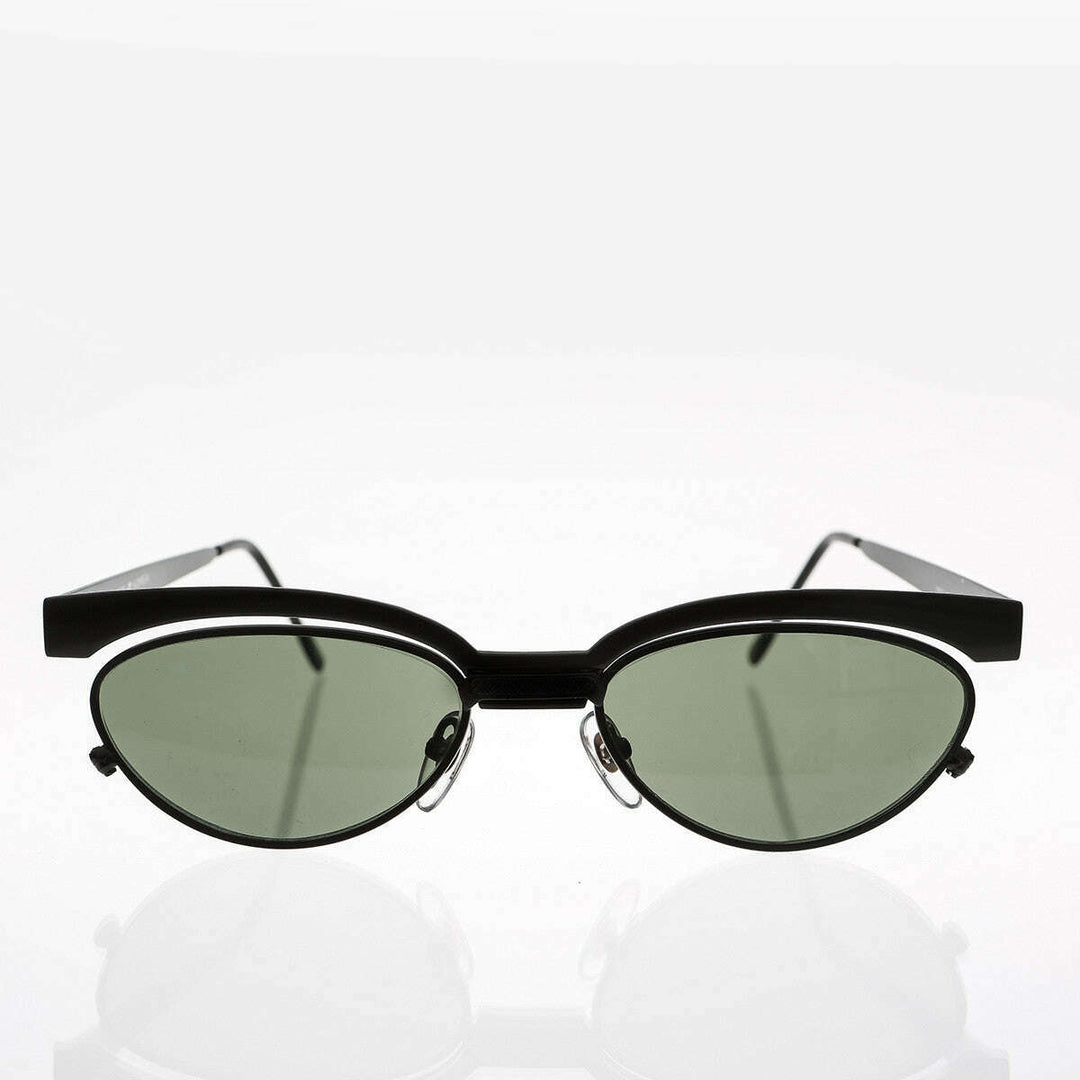 Floating Lens Cat Eye 90s Vintage Sunglass - Trina 1
