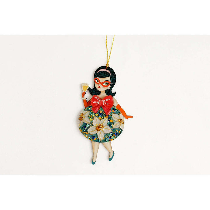 Floral Christmas Tree Ornament by Laliblue – view 2