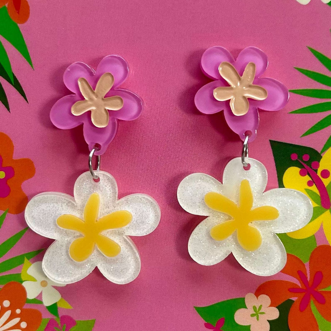 Floral Fantasy Earrings by Miss Fluff x Lipstick & Chrome – view 3