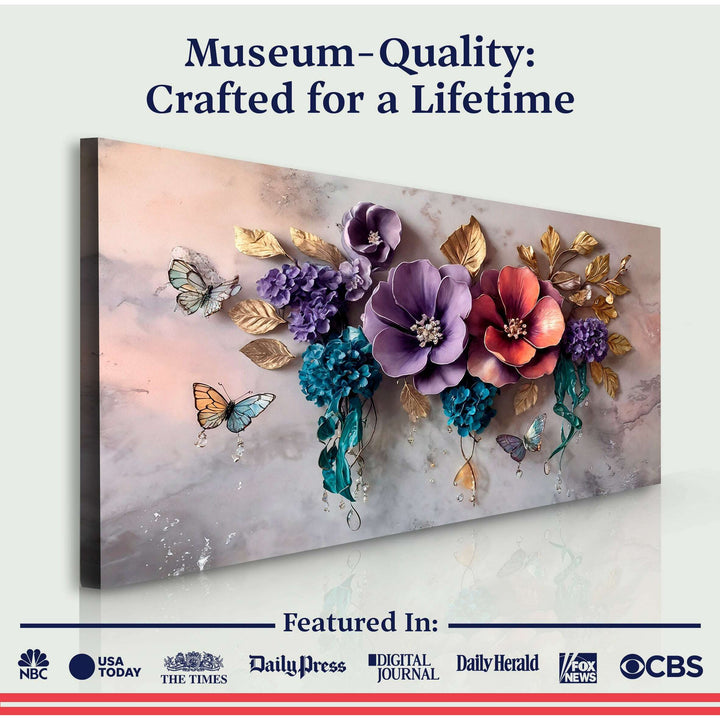 Floral Symphony Wall Art