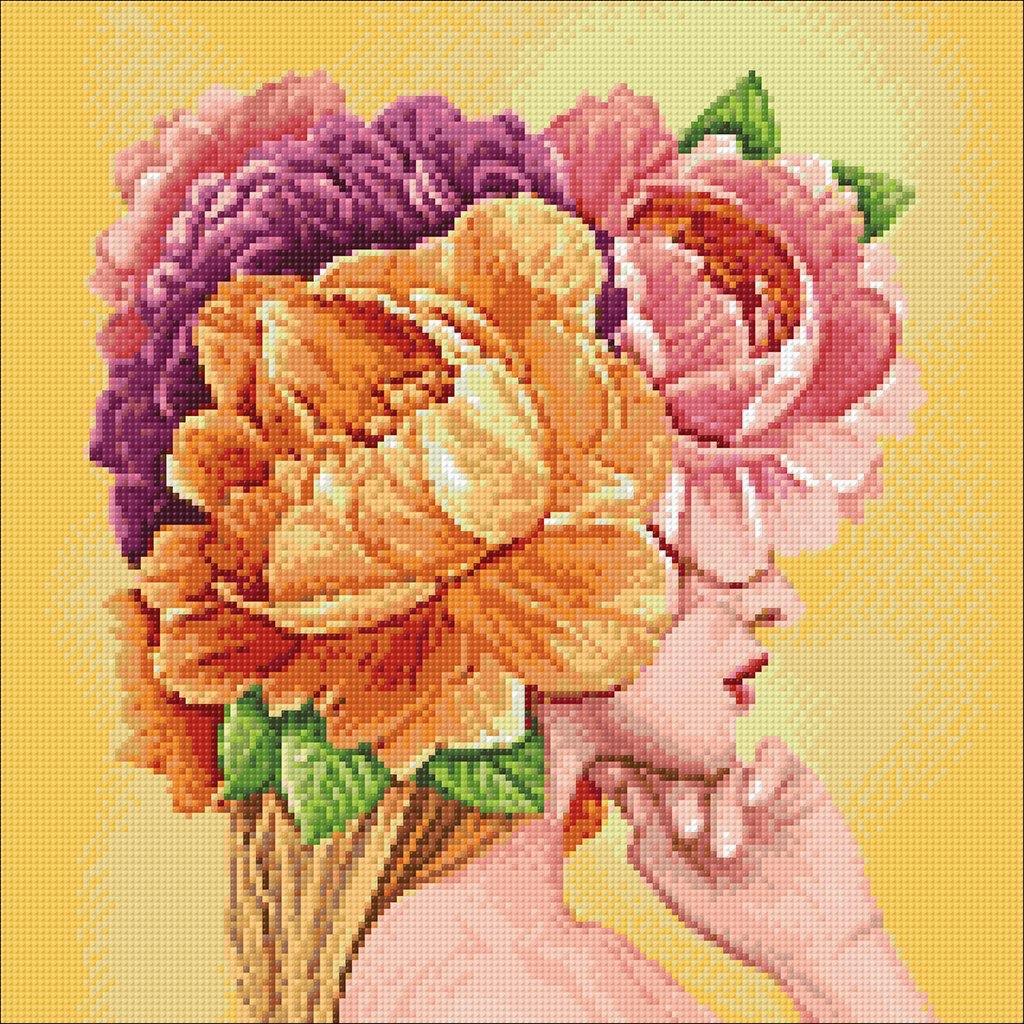 Flower Affection CS2527 15.7 x 15.7 inches Crafting Spark Diamond Painting Kit
