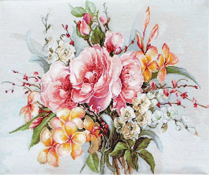 Flower bouquet BA2364L Counted Cross-Stitch Kit