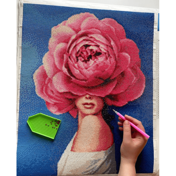 Flower Fantasy CS2519 15.8 x 19.7 inches Crafting Spark Diamond Painting Kit