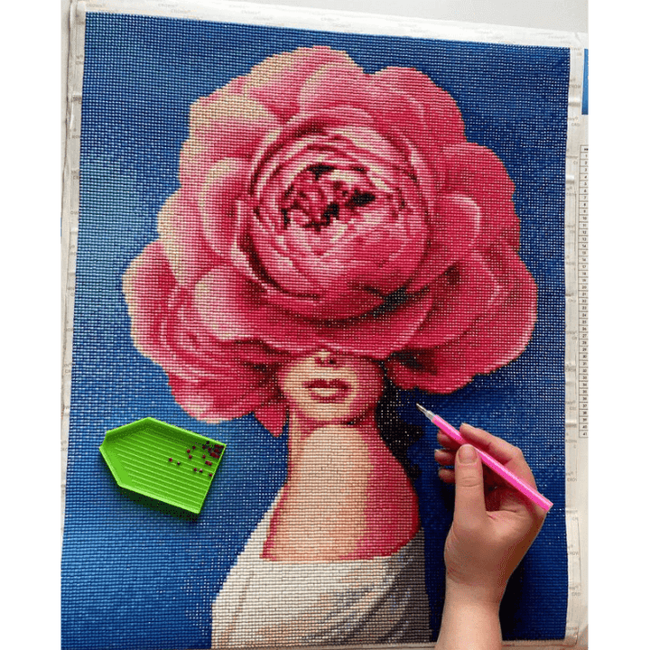Flower Fantasy CS2519 15.8 x 19.7 inches Crafting Spark Diamond Painting Kit