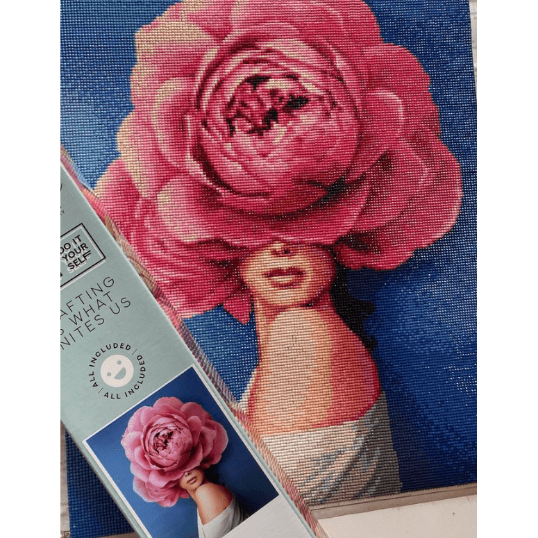 Flower Fantasy CS2519 15.8 x 19.7 inches Crafting Spark Diamond Painting Kit