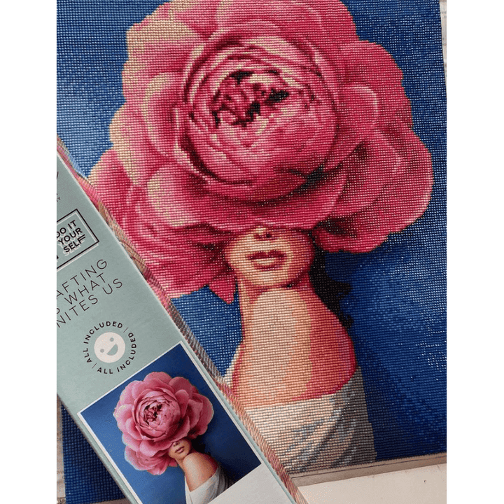 Flower Fantasy CS2519 15.8 x 19.7 inches Crafting Spark Diamond Painting Kit