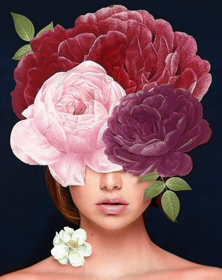 Flower Harmony CS2524 15.8 x 19.7 inches Crafting Spark Diamond Painting Kit