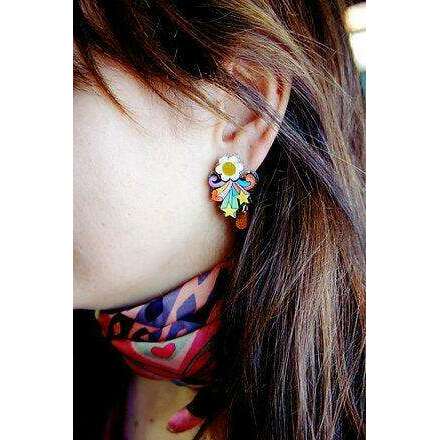 Flower Power Earrings by Laliblue - Quirks!