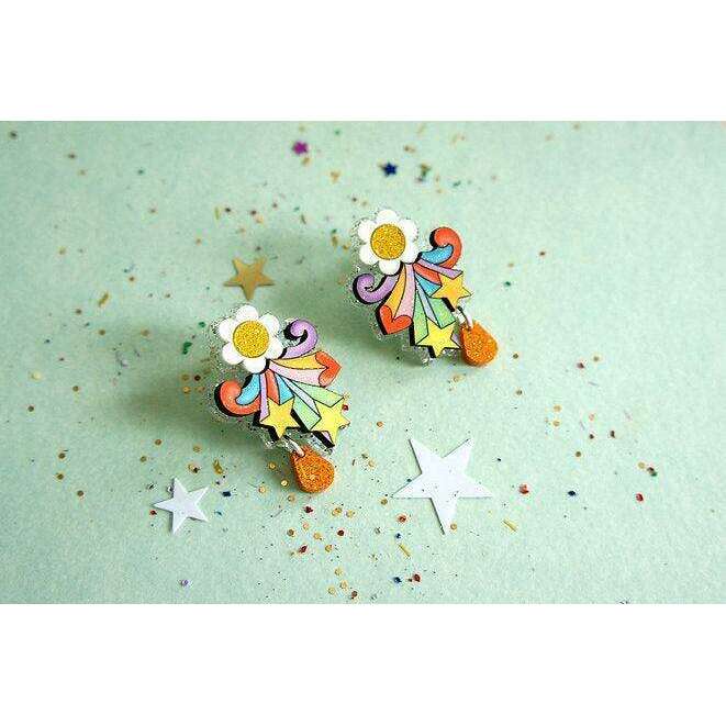 Flower Power Earrings by Laliblue - Quirks!