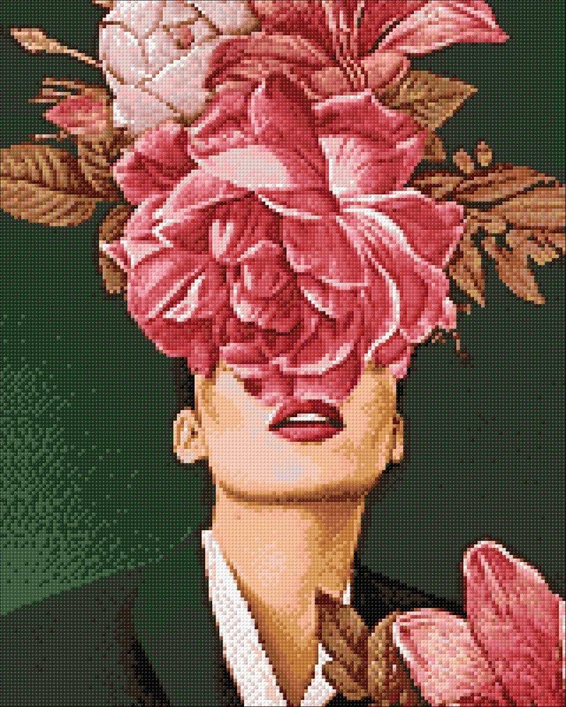 Flower Satisfaction CS2525 15.8 x 19.7 inches Crafting Spark Diamond Painting Kit