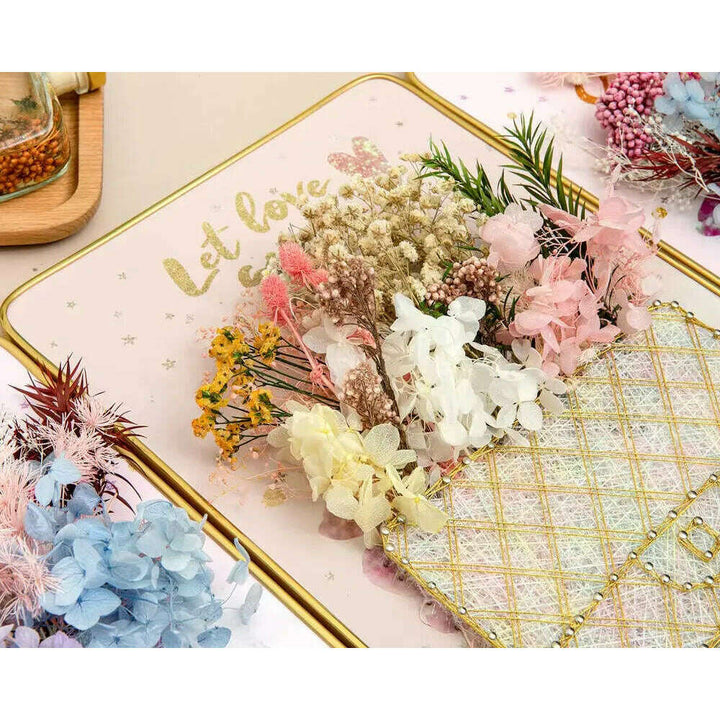 Flower String Art Kit with Stand. Simple Decorative DIY String Art Craft Kit M1-2 DHBC28024