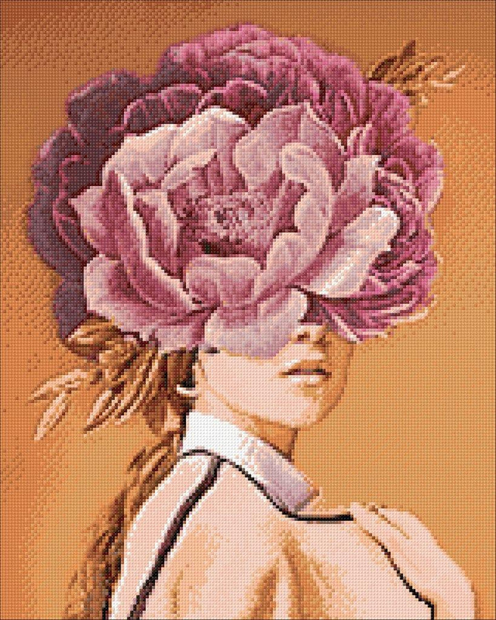 Flower Symphony CS2526 15.8 x 19.7 inches Crafting Spark Diamond Painting Kit