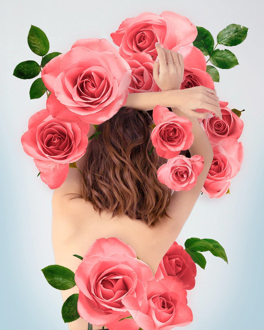 Flower Tenderness CS2523 15.8 x 19.7 inches Crafting Spark Diamond Painting Kit