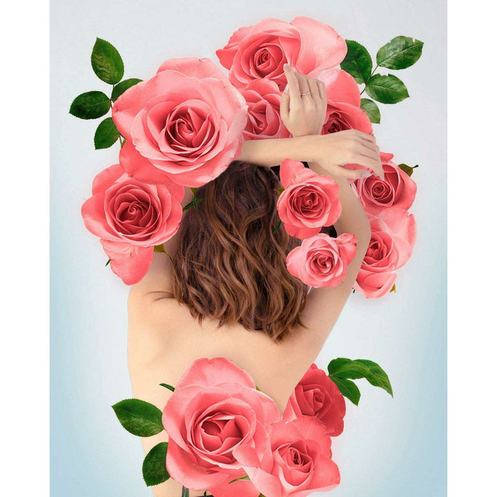 Flower Tenderness CS2523 15.8 x 19.7 inches Crafting Spark Diamond Painting Kit