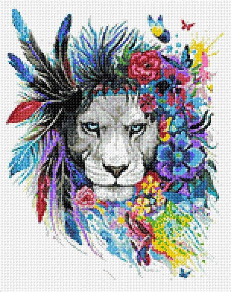 Flower Vision CS219 15.75 x 19.69 inches Diamond Painting Kit