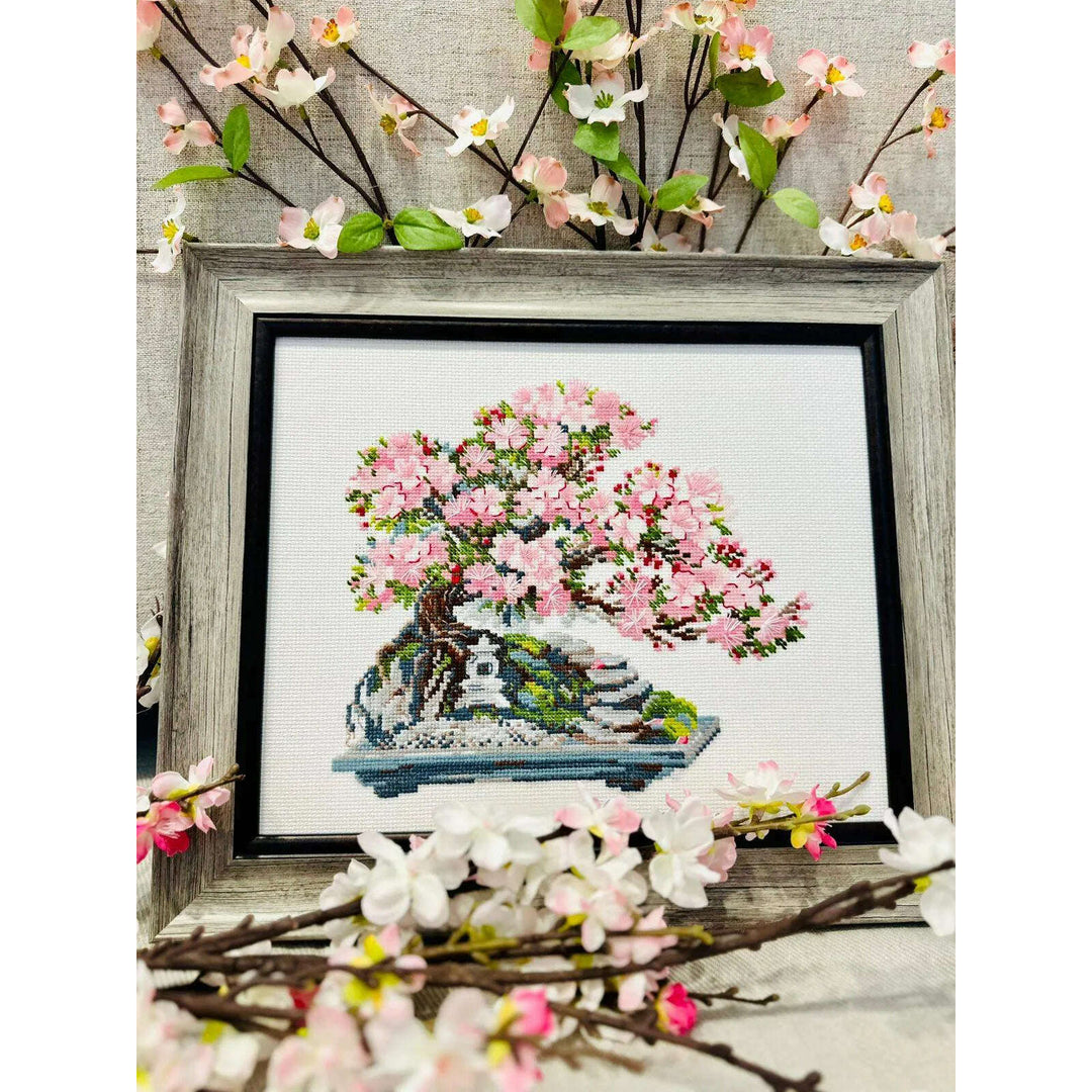 Flowering Bonsai R2042 Counted Cross Stitch Kit