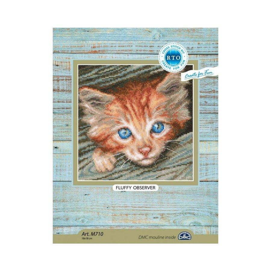 Fluffy observer M710 Counted Cross Stitch Kit