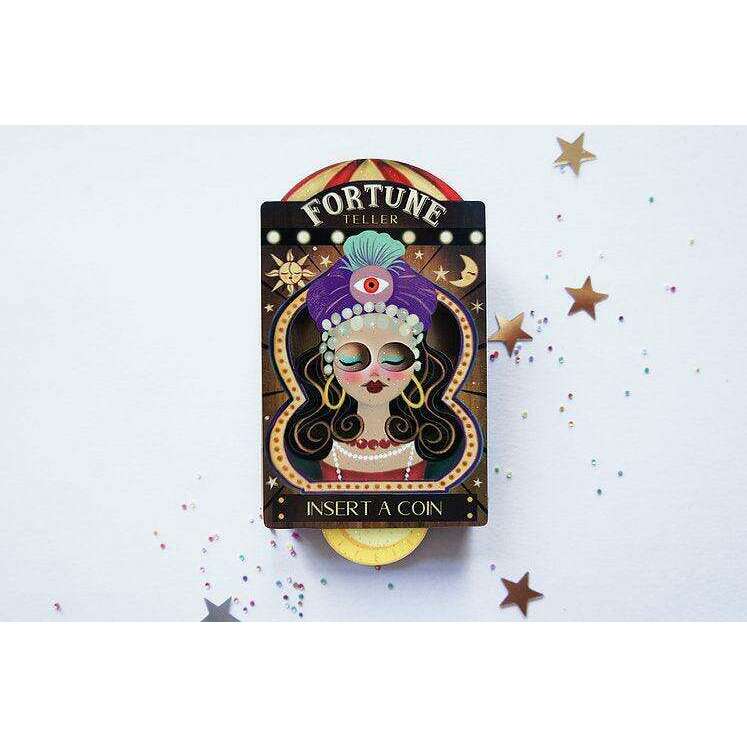 Fortune Teller Interactive Halloween Brooch by Laliblue - Quirks!