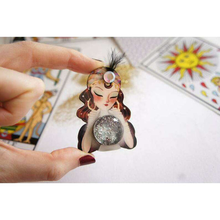 Fortune Teller Brooch by LaliBlue - Quirks!