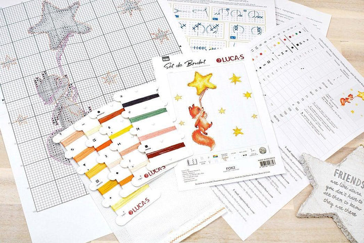 Fox 2 B1188L Counted Cross-Stitch Kit