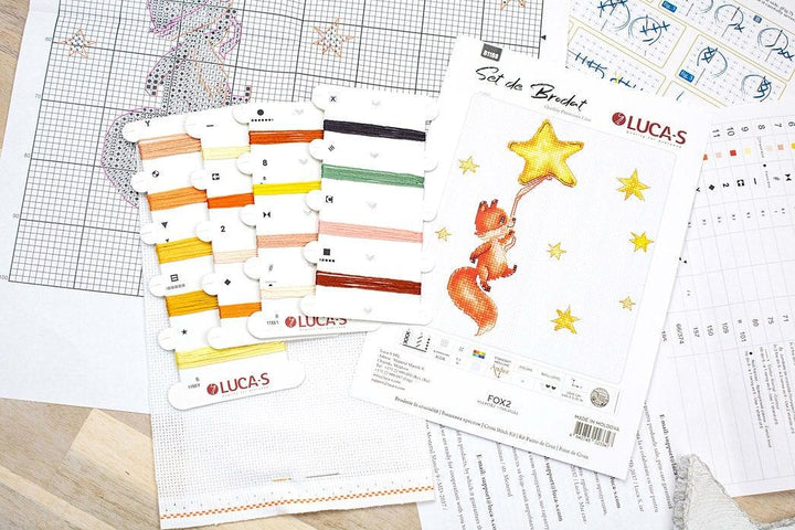 Fox 2 B1188L Counted Cross-Stitch Kit