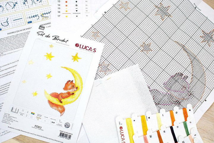 Fox 3 B1189L Counted Cross-Stitch Kit