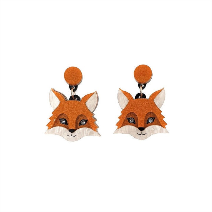 Fox Earrings by Cherryloco Jewellery 2