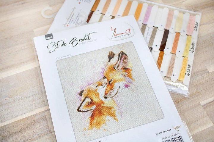 Foxes B2312L Counted Cross-Stitch Kit