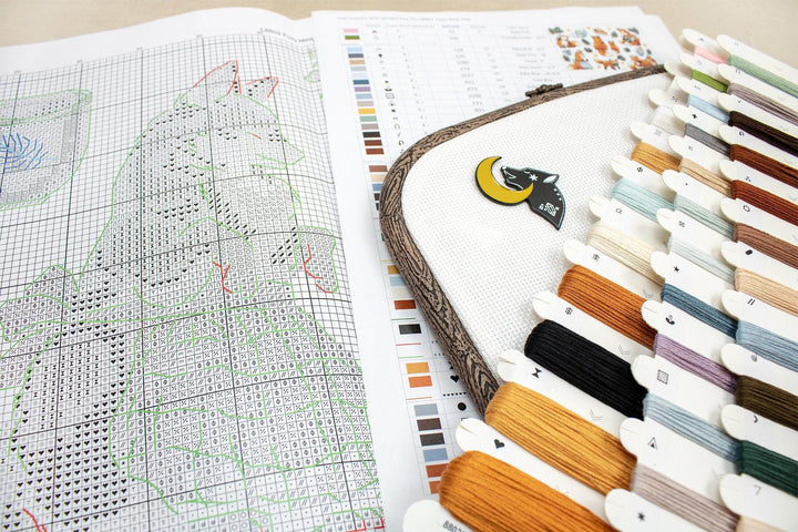 Foxy New Year L8802 Counted Cross Stitch Kit