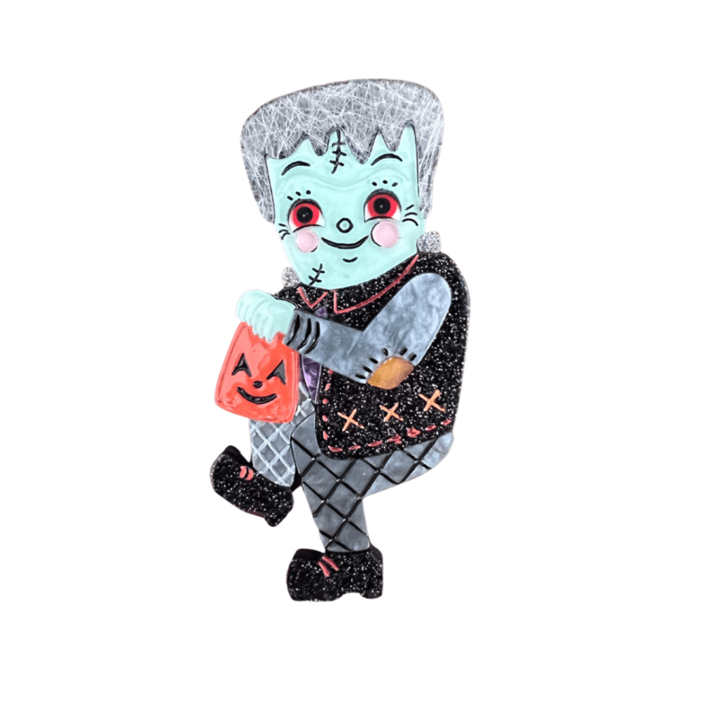 Frankenstomp Brooch by Johanna Parker x Lipstick & Chrome - Quirks!