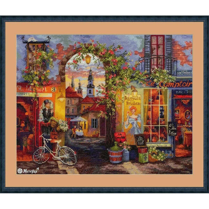 French Cafe K-227 Counted Cross-Stitch Kit