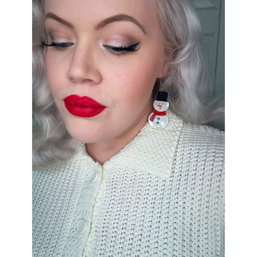Frosty Friends Earrings by Lipstick & Chrome – view 3