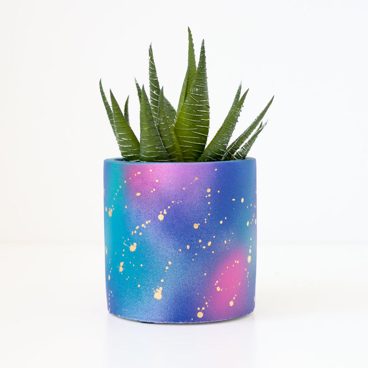 Galaxy Cosmos Cement Planter