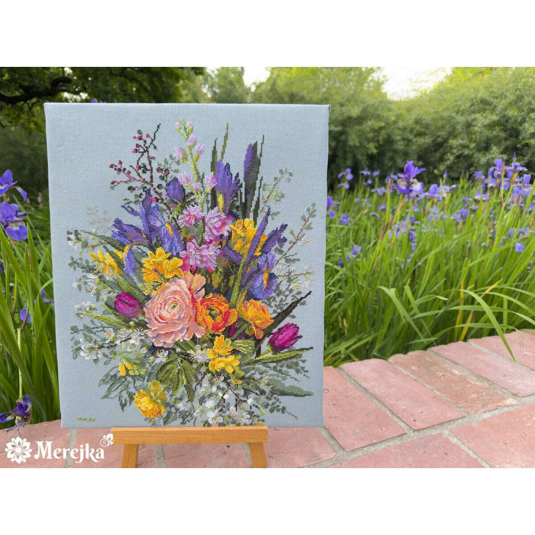 Garden Awakening K-271 Counted Cross-Stitch Kit