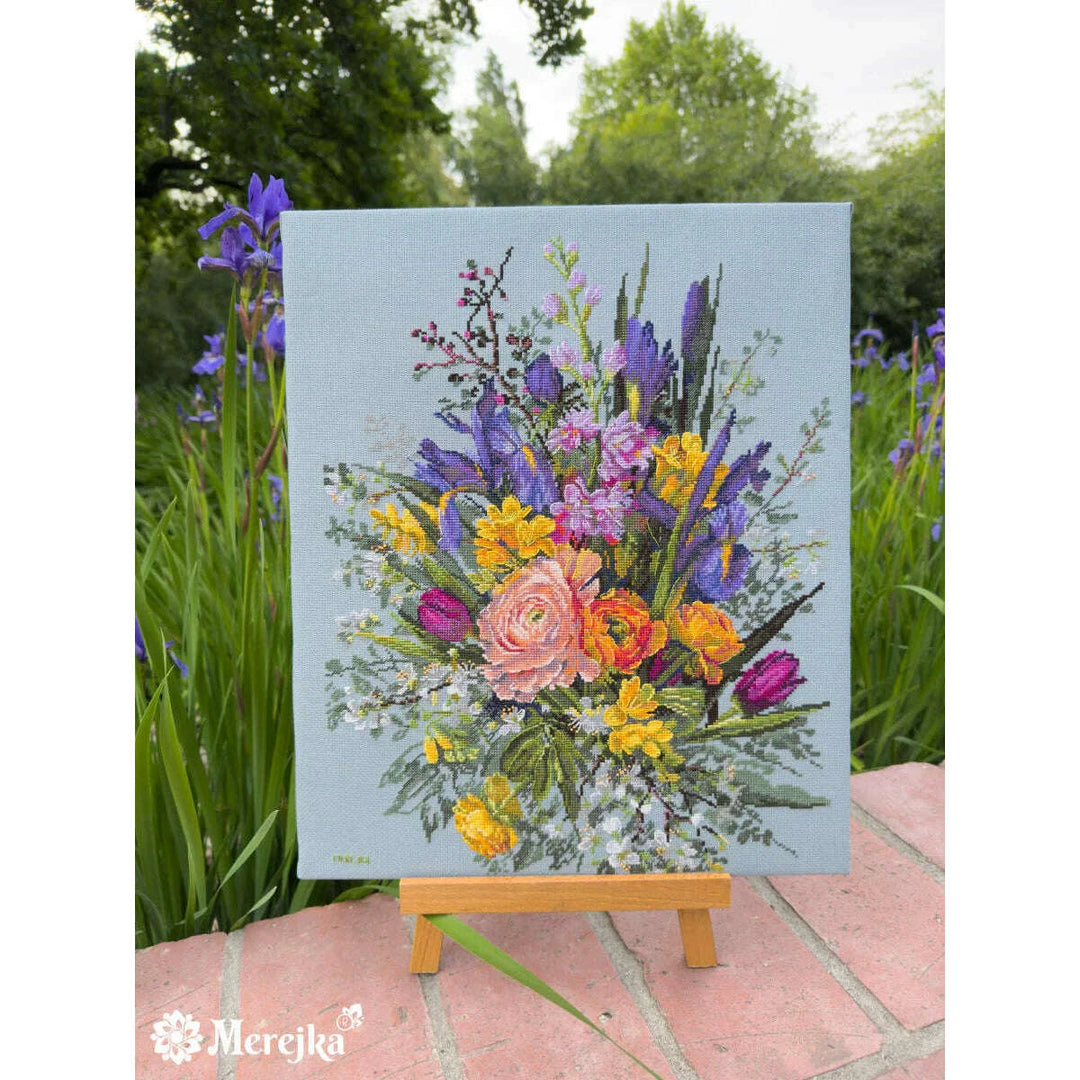 Garden Awakening K-271 Counted Cross-Stitch Kit