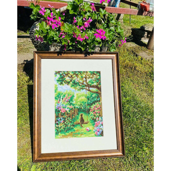 Garden Swing R2114 Counted Cross Stitch Kit