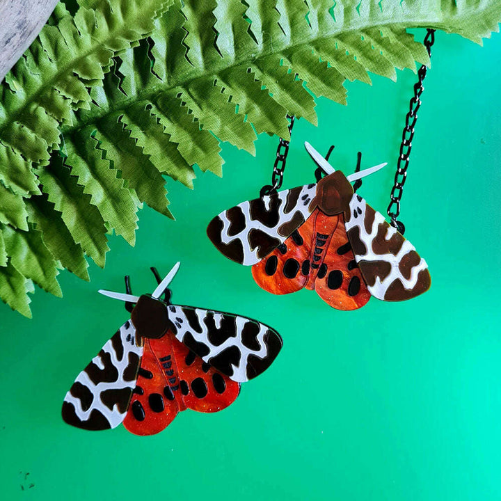Garden Tiger Moth Necklace by Cherryloco Jewellery 2