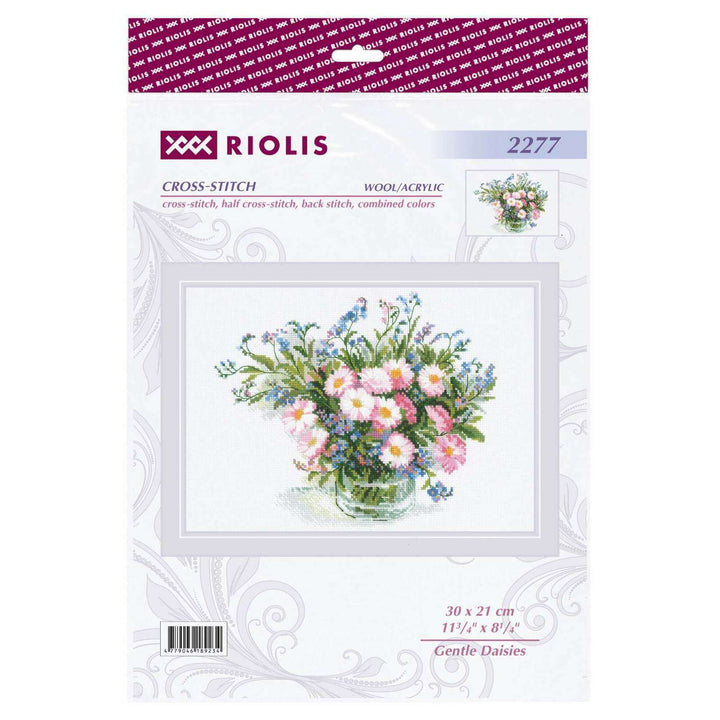 Gentle Daisies R2277 Counted Cross Stitch Kit