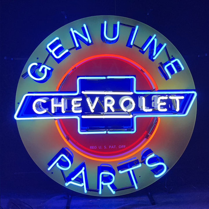 Genuine Chevrolet Parts Neon Signs