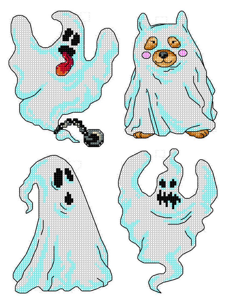 Ghosts 144CS Counted Cross-Stitch Kit
